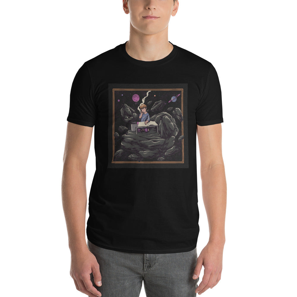 nyestalgic T shirt (little Matt in space)